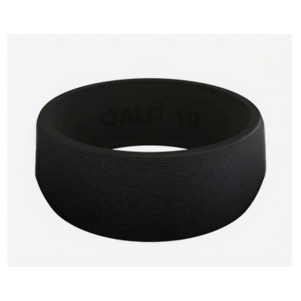 Qalo‎ Engravsble Black Silicone Band